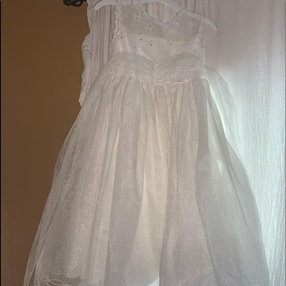 Ivory flower girl dress